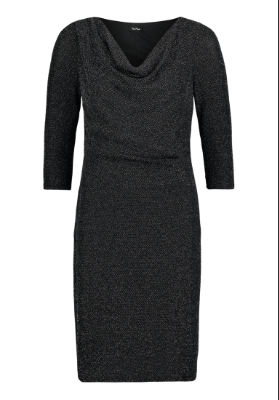 Vera Mont Kleid Kurz 3/4 Arm - schwarz - 48