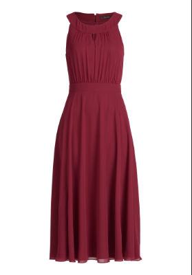 Vera Mont Kleid Kurz ohne Arm - rot - 48
