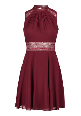 Vera Mont Kleid Kurz ohne Arm - rot - 42