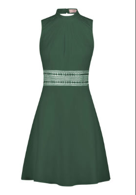 Vera Mont Kleid Kurz ohne Arm - grün - 44