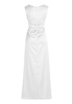 Vera Mont Kleid Lang ohne Arm - weiß - 48