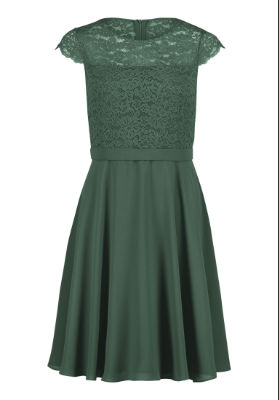 Vera Mont Kleid Kurz 1/2 Arm - grün - 44