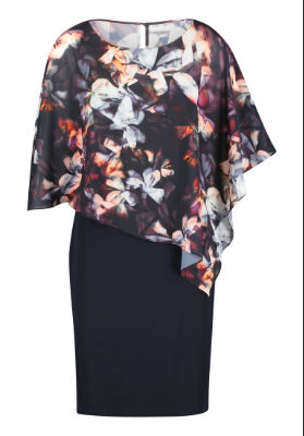 Vera Mont Kleid Kurz 1/2 Arm - multicolour - 48