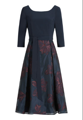 Vera Mont Kleid Kurz 3/4 Arm - schwarz - 46