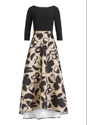 Vera Mont Kleid Lang 3/4 Arm - schwarz - 48