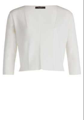 Vera Mont Strickjacke Kurz 1/1 Arm - weiß - 48