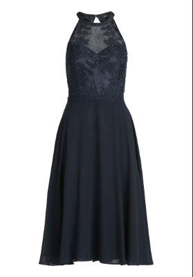 Vera Mont Kleid Kurz ohne Arm - navy - 42