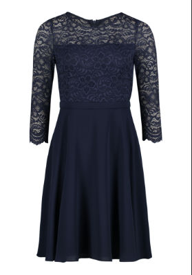 Vera Mont Kleid Kurz ohne Arm - navy - 44
