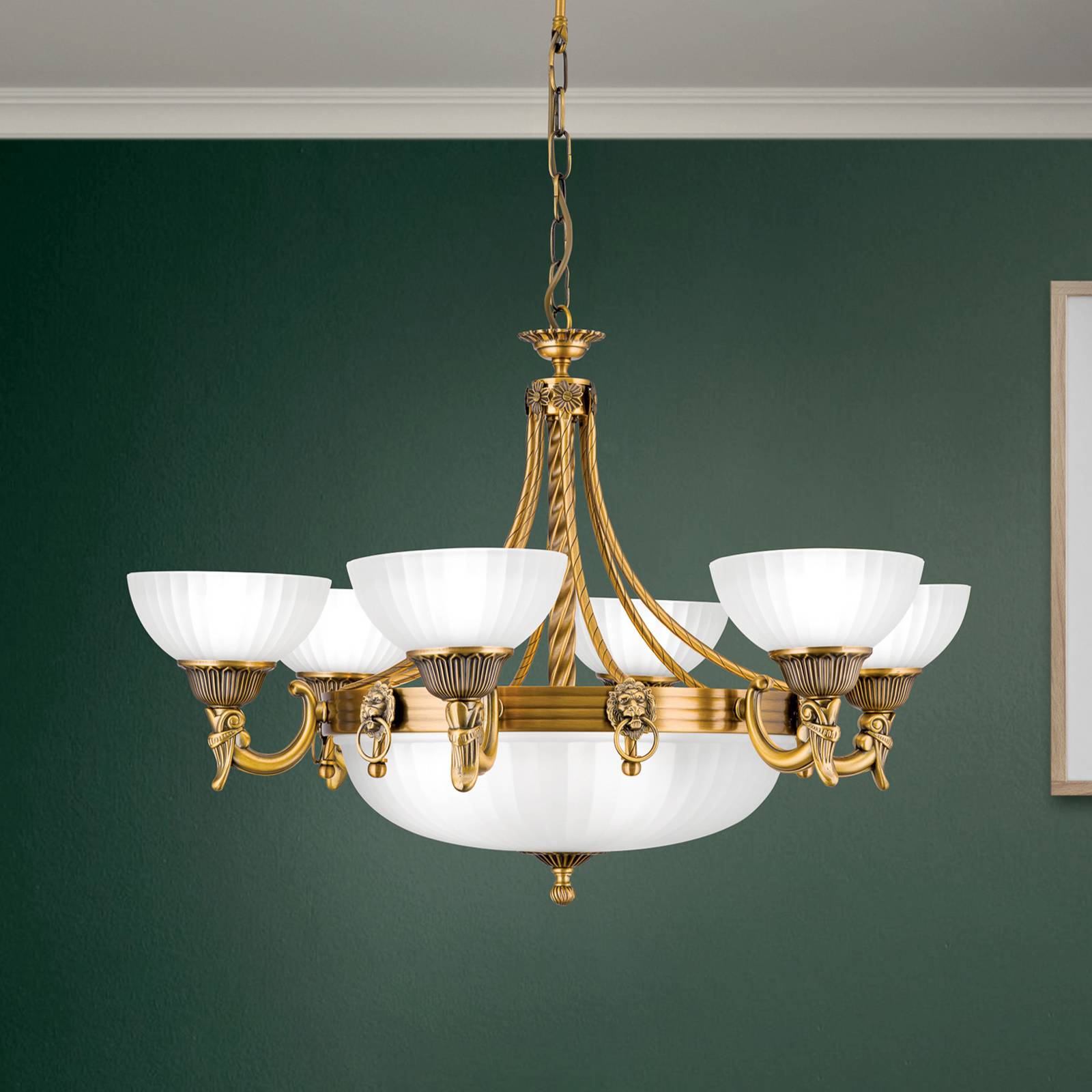 Kronleuchter Rocca, klassisch gestaltet Ø 75 cm