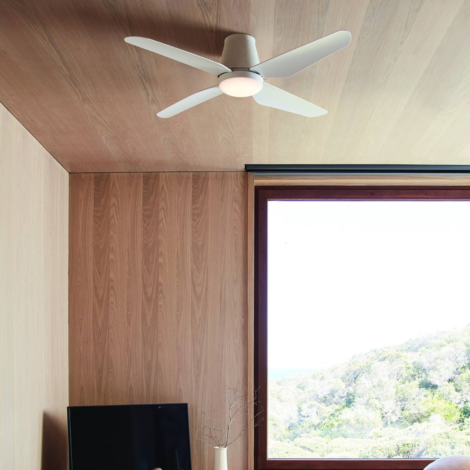 Beacon LED-Deckenventilator Aria CTC weiß 122 cm leise