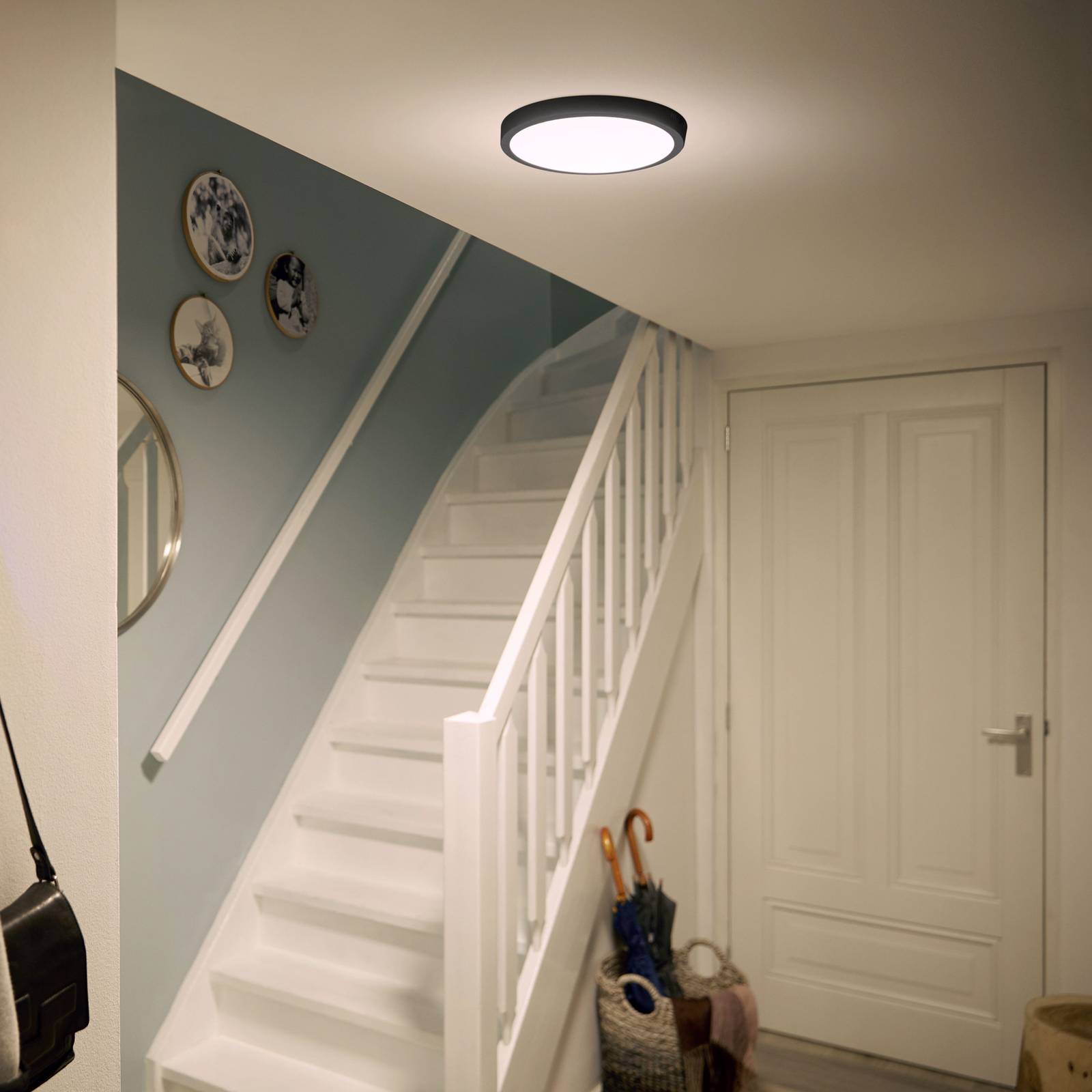 Philips Slim Surface 2.700K rund 21cm schwarz