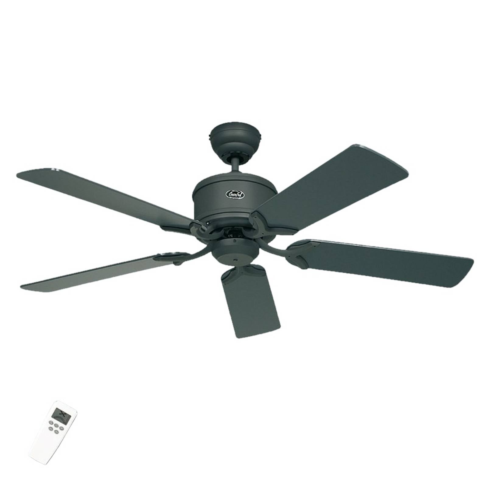 Deckenventilator ECO ELEMENTS, grafit/schwarz Ø 132 cm leise