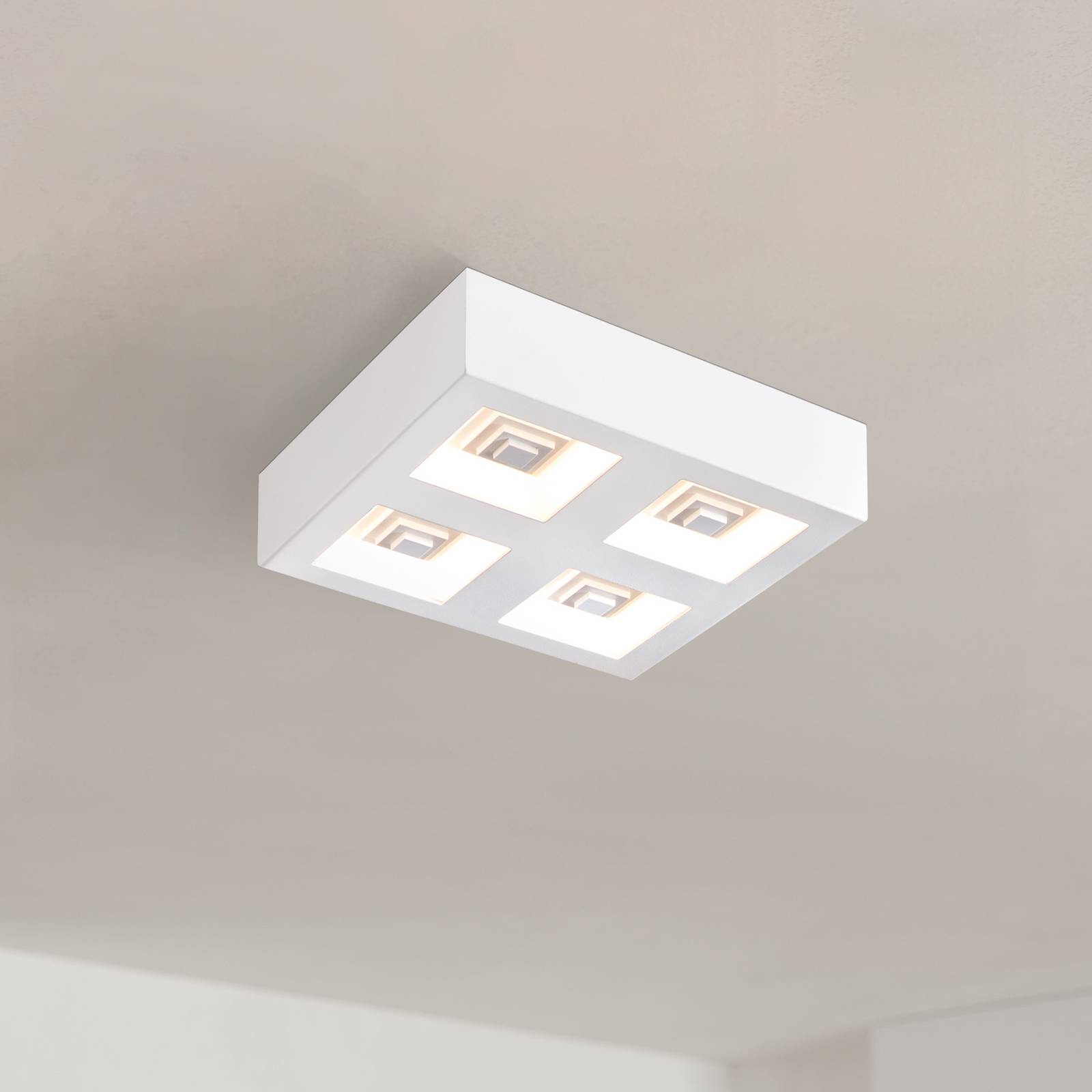 Vierflammige LED-Deckenlampe Ferreros