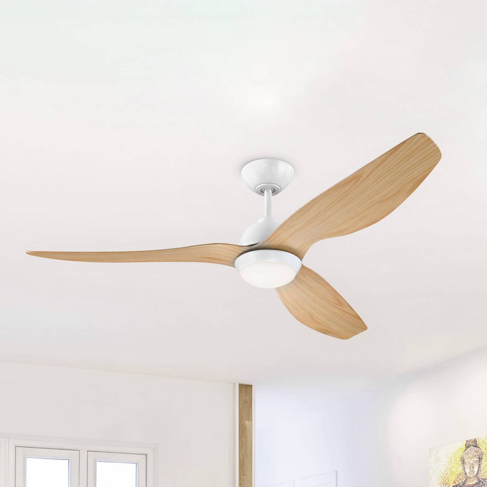 Westinghouse LED-Deckenventilator 7316140, DC, leise, 132 cm