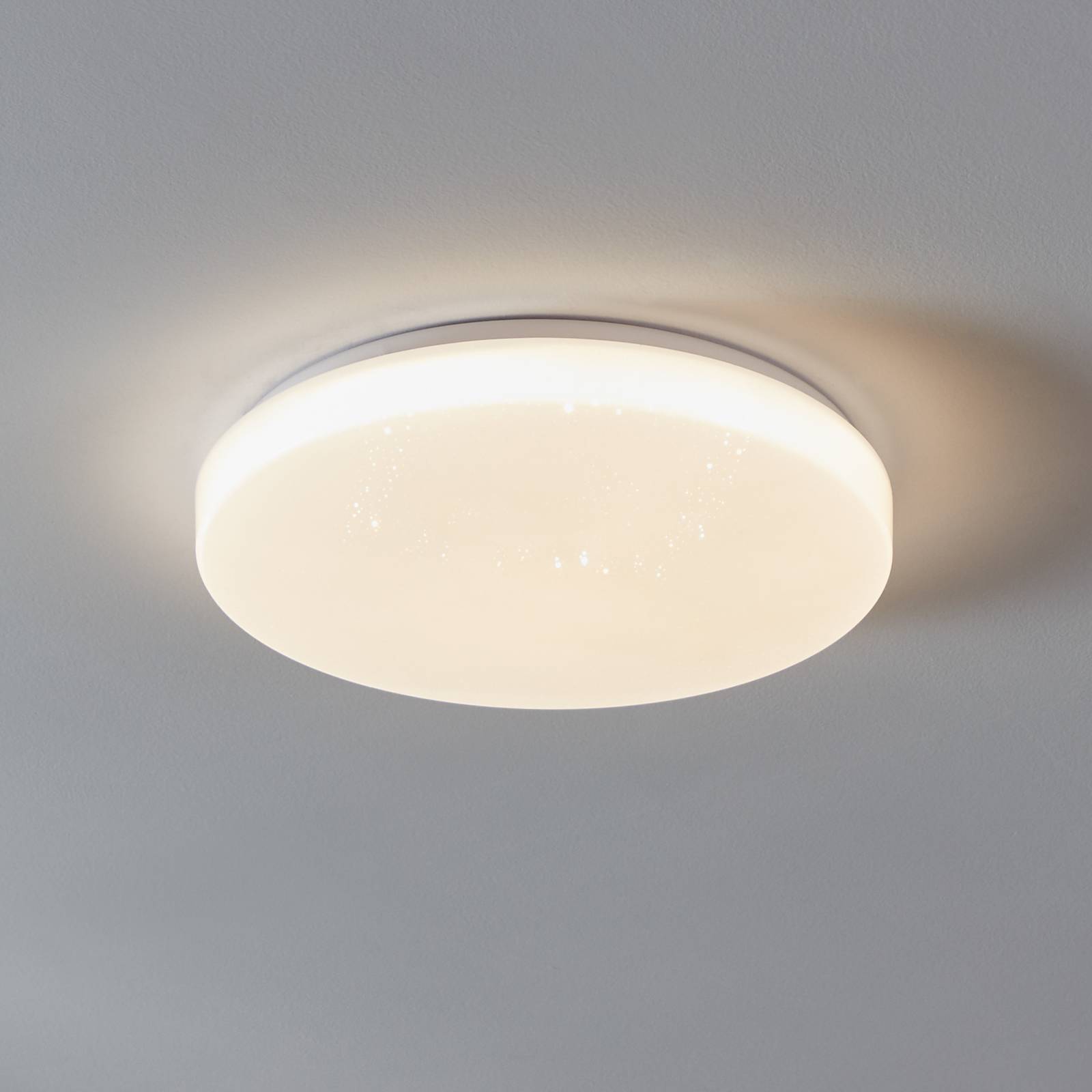 EGLO connect Deckenlampe Totari-Z, Ø38cm, 18W,Kristalleffekt