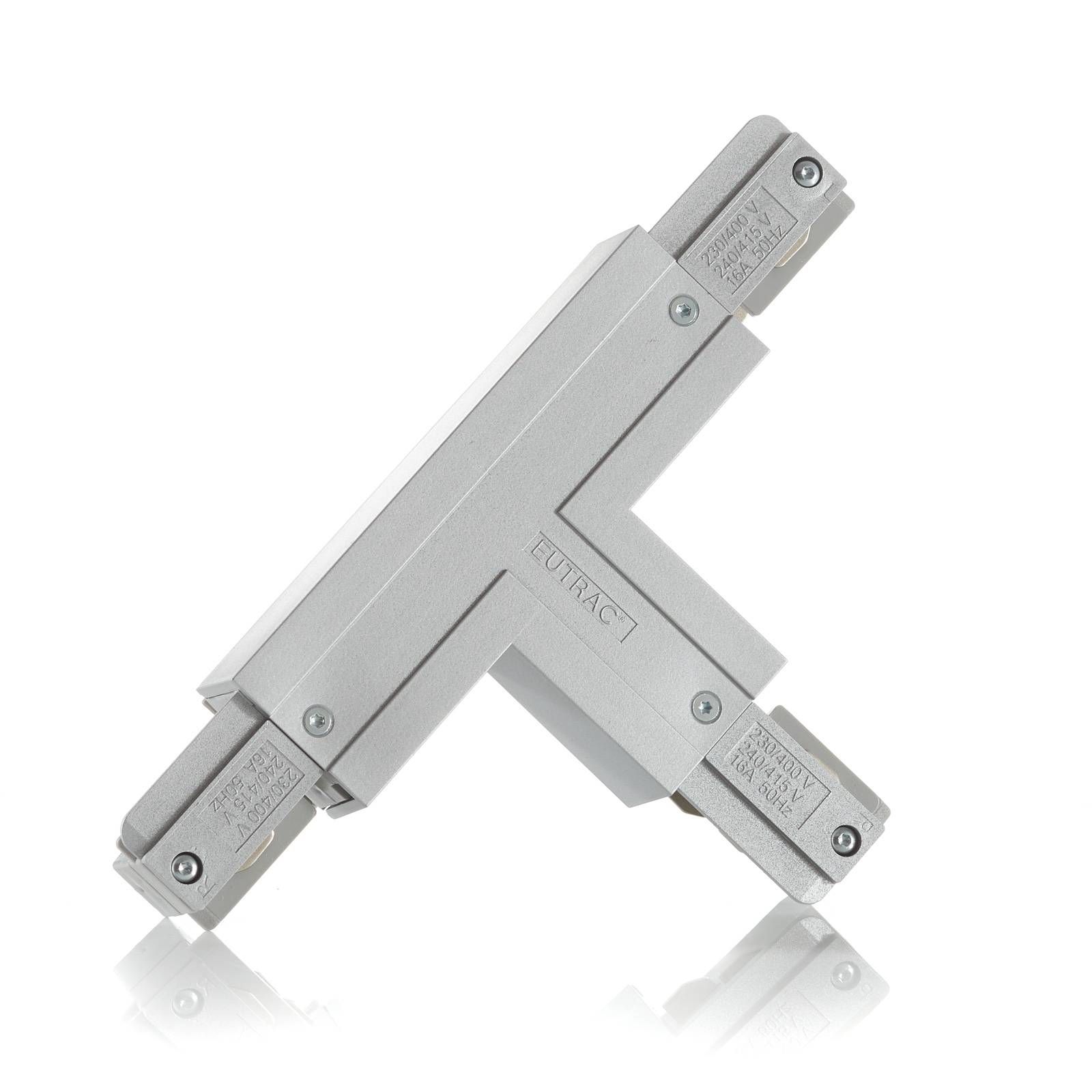 Eutrac T-Verbinder Erde innen rechts, silber