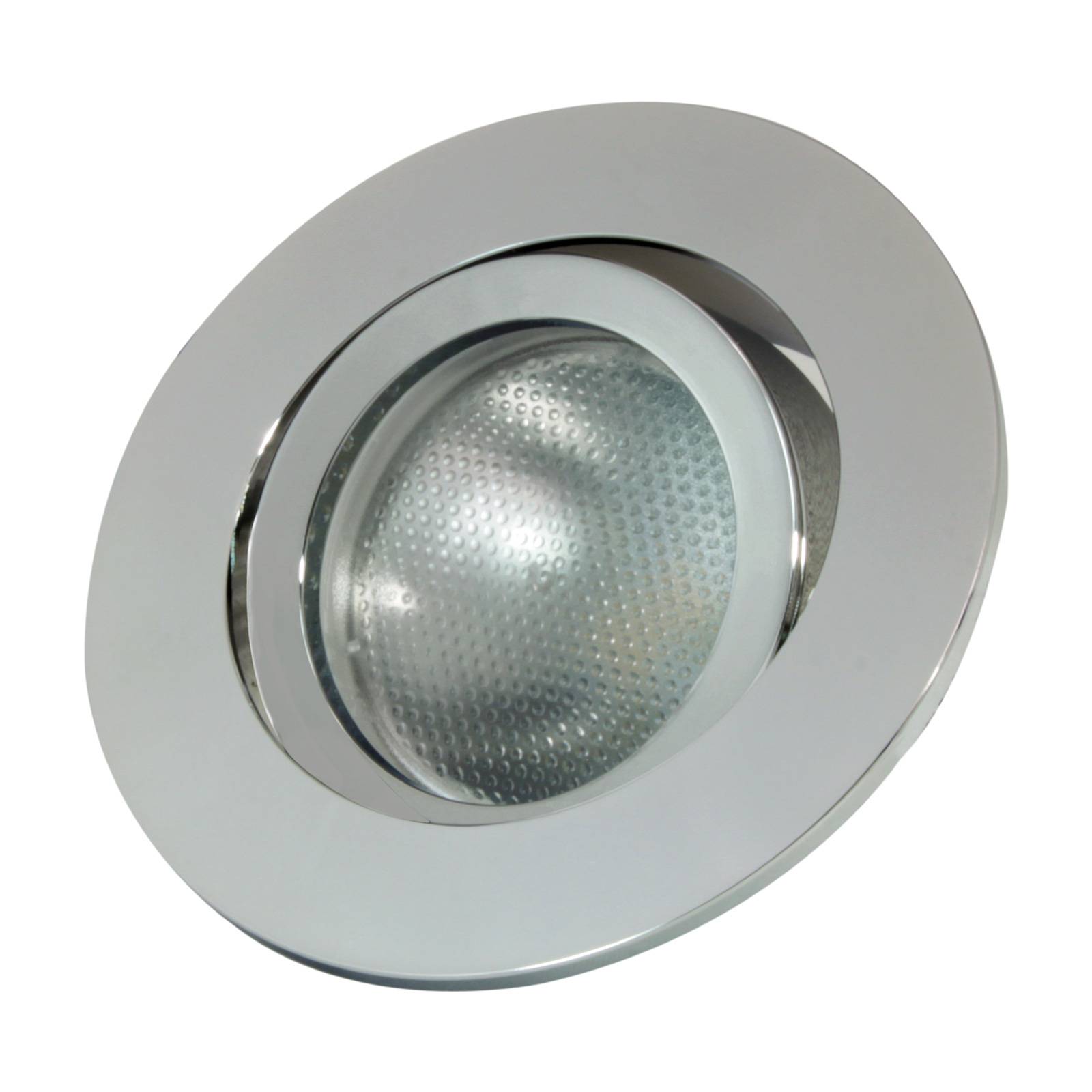 LED-Einbaustrahler Decoclic GU10/GU5.3, rund, silber