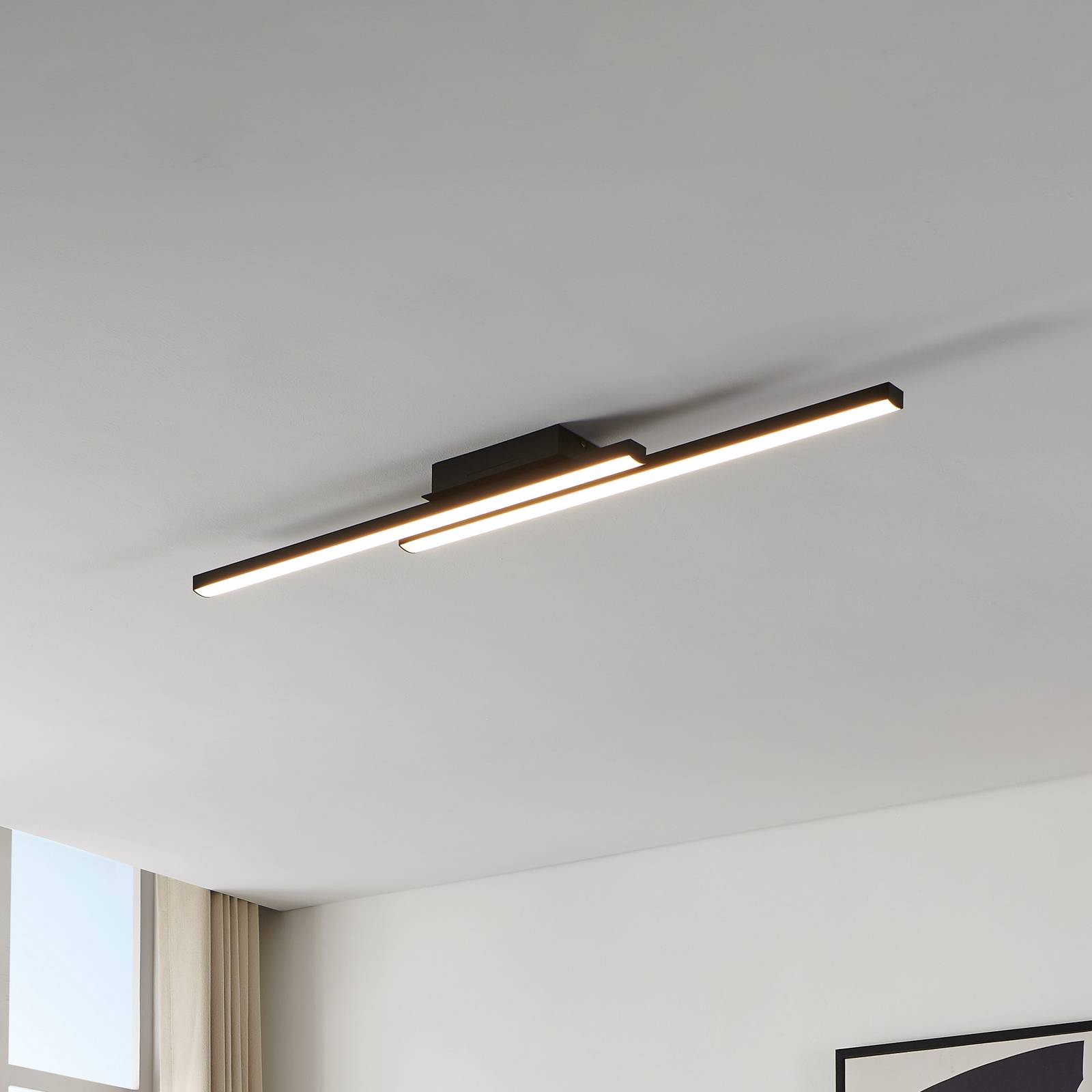 EGLO connect Fraioli-Z LED-Deckenlampe schwarz