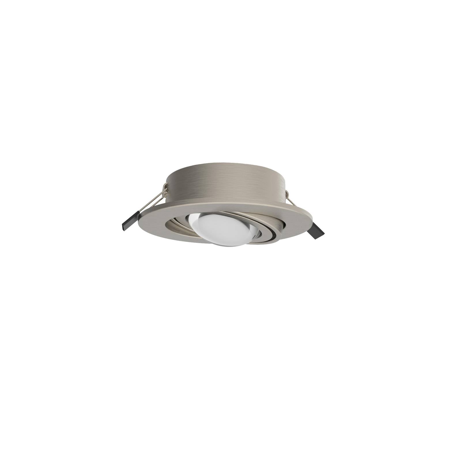 MEGATRON LED-Einbaustrahler Planex Powerlens, 4,8 W, nickel