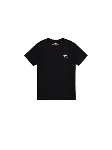 Alpha Industries Basic T Small Logo T-Shirt für Herren Black