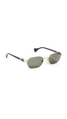 Generico Sonnenbrille GG1593S 56/18 001 Gold Schwarz, Gold und Schwarz
