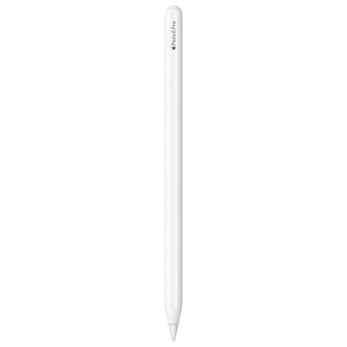 Apple Pencil Pro: Fortschrittliche Tools, pixelgenaue Präzision, Neigungs und Drucksensitivität und branchenführende niedrige Latenz zum Notizenmachen, Zeichnen und um Kunstwerke zu erschaffen