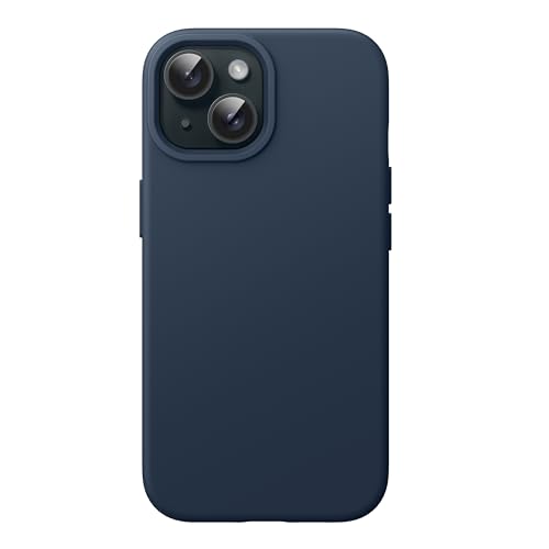 JETech Silikon Hülle für iPhone 15, Navy