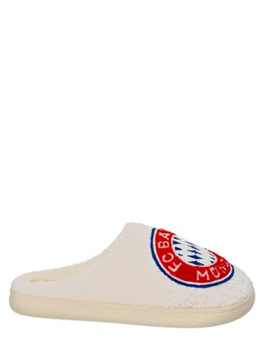 FC Bayern München I Plüschpantoffeln I Unisex I Off white I 42