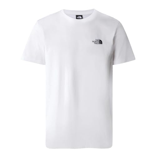 THE NORTH FACE NF0A87NGFN4 M S/S Simple Dome Tee T-Shirt Herren TNF White Größe L