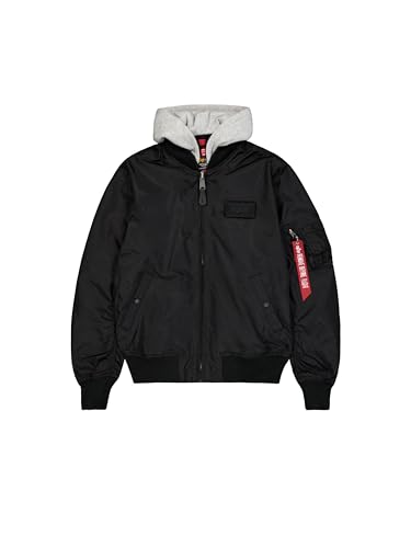 Alpha Industries MA-1 TT Hood Bomberjacke für Herren Black