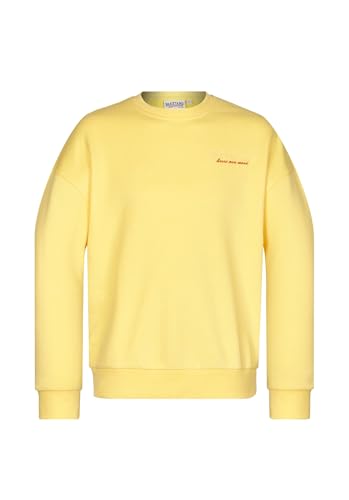 Naketano Herren Sweatshirt Big Rainerius Oversize, Farbe:ed Yellow Melange, Größe:XL