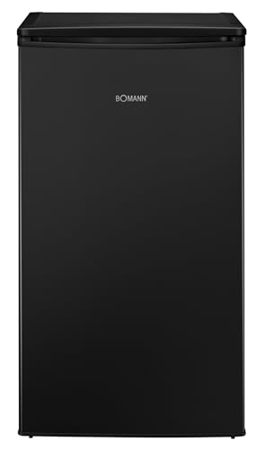 Bomann® Gefrierschrank klein | 4 Sterne-Gefrierfach | Tiefkühlschrank 3 Fächer | leise | ≤ -18°C | Türanschlag wechselbar | 60L Mini Freezer | kleiner Gefrierschrank | GS 7256 schwarz