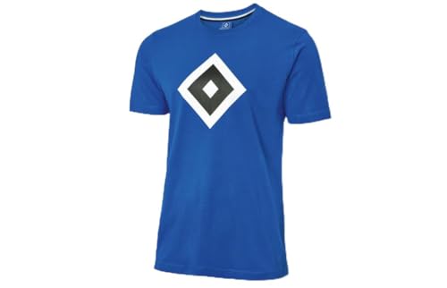 Hamburger SV HSV T-Shirt Shirt ** Logo Blau ** (DE/NL/SE/PL, Alphanumerisch, S, Regular, Regular, Blau)