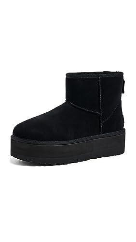UGG Damen Klassische Mini-plattform Mode-Stiefel, Black, 39 EU