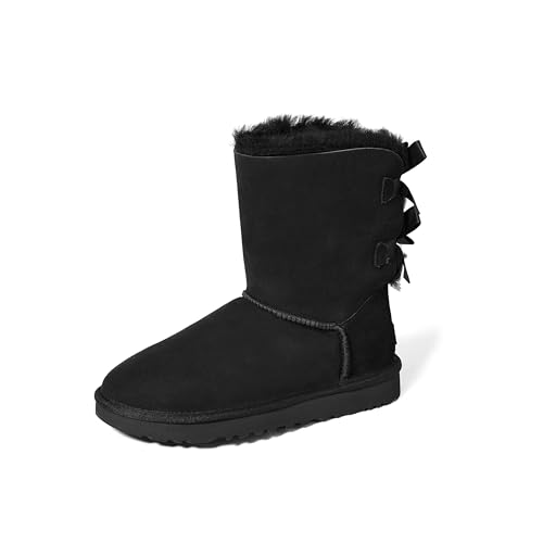 UGG Damen BAILEY BOW II Classic Boot, Black, 40 EU