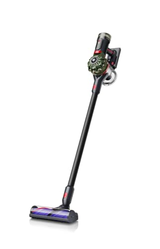 Dyson V8 Cyclone kabelloser Staubsauger, 150 AW, 60 Minuten Laufzeit, Motorbar-Bürste mit Anti-Verhedderungs-Technologie, Kombi-Zubehör