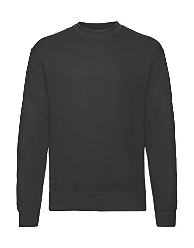 Fruit of the Loom Herren 62-202-0 Sweatshirt, Schwarz, XL