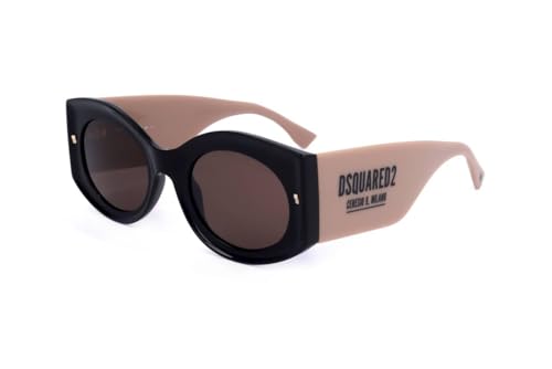 DSQUARED2 Unisex D2 0071/S Sonnenbrille, 0wm/70 schwarz beige, 51 cm