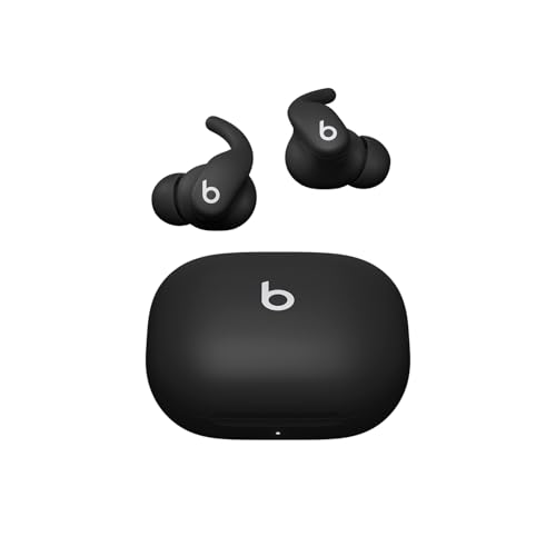 Beats Powerbeats Fit – Kabellose Workout In-Ear Kopfhörer mit Geräuschunterdrückung, IPX4, bis zu 30 Stunden Akkulaufzeit mit Ladecase, kompatibel mit Apple und Android – Diamantschwarz