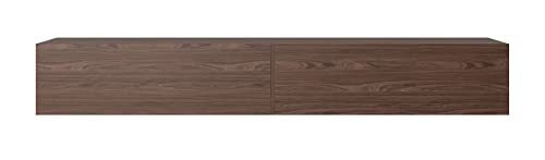 Selsey TV Schrank Board Sideboard Fernsehtisch Fernsehschrank 200 cm Hängend Walnuss Bisira