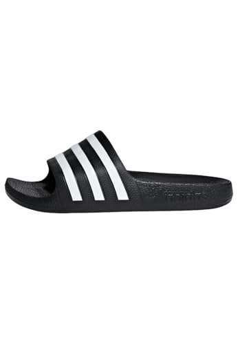 adidas Unisex Kinder Adilette Aqua Slides Kids, Core Black / Cloud White / Core Black, 35 EU