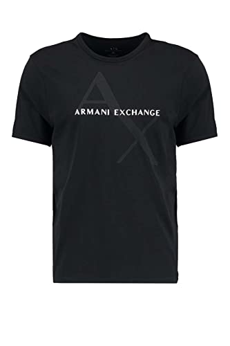 Armani Exchange Herren 8nzt76 T-Shirt, Schwarz, L