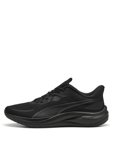 Puma Skyrocket Lite Adult Unisex Straßen-Laufschuh, 2 BLACK-MATTE SILVER, 43