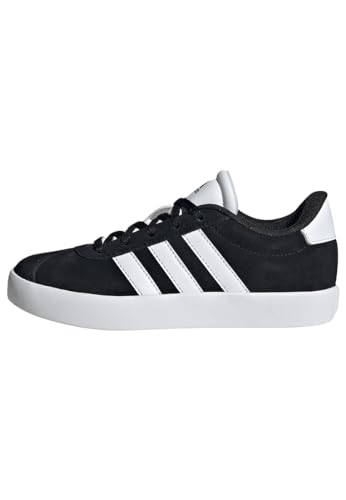 adidas Unisex Kinder VL COURT 3.0 SHOES, Core Black / Cloud White / Core Black, 38 EU