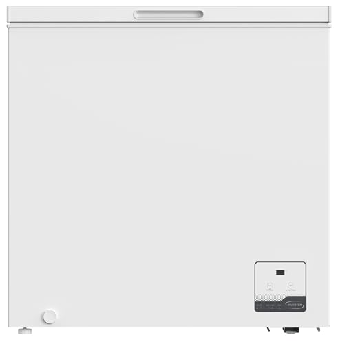 SCHOEPF – GT200SD Gefriertruhe 199 L – Weiß – 83,5 x 82,3 x 55,6 cm – Energieklasse D – Schnellgefrieren – 41 dB – 160 kWh/Jahr – LED-Beleuchtung – Freistehend