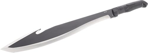 Walther MachTac 1 Machete, feststehende Klinge aus 440A Stahl, ideal für Outdoor Aktivitäten inkl. Nylonscheide mit Gürtelschlaufen
