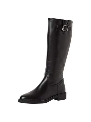 Tamaris Damen Stiefel Leder schwarz 40