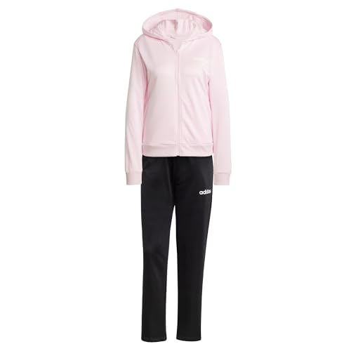 adidas Damen ESSENTIALS LINEAR TRACKSUIT, Clear Pink, M