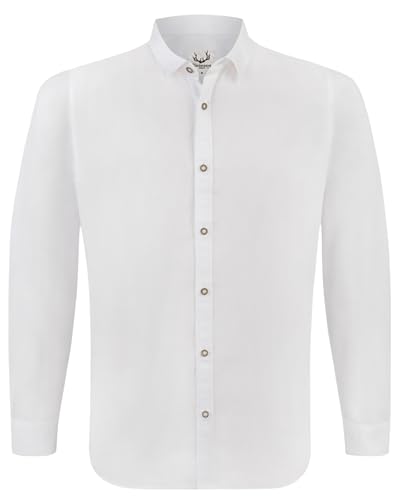 Stockerpoint Herren Trachtenhemd Ernesto I Größe S-2XL I 100% Baumwolle I Traditionelles & modernes Design I Hochwertige Verarbeitung I Perfekt für Trachten & Festlichkeiten