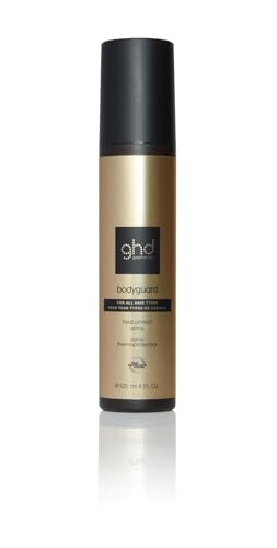 ghd Bodyguard Hitzeschutzspray - Unsichtbarer & Leichter Hitzeschutz, Schützende Pflegestoffe, glattes, geschmeidiges Finish - Für Alle Haartypen - 120ml